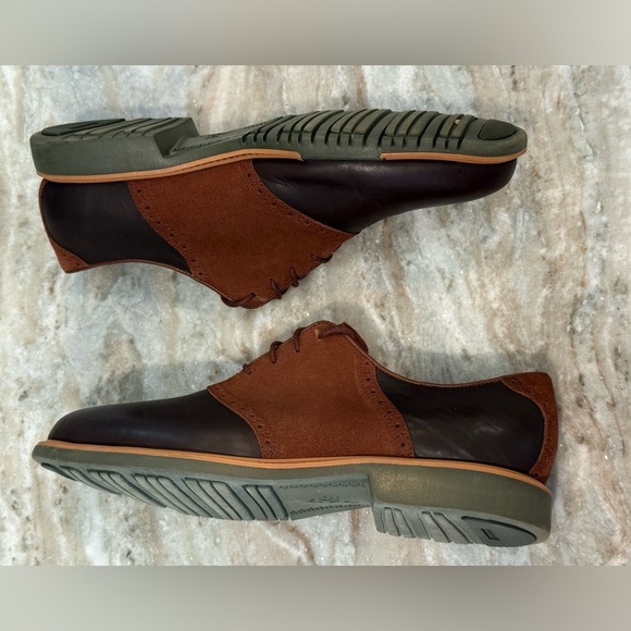 Men’s COLE HAAN Grand OS brown leather derby shoes- Size 10.5 - Picture 11 of 11